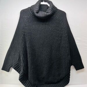 Maison Jules Black Cowl Neck Sweater